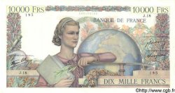 10000 Francs GÉNIE FRANÇAIS FRANCIA  1945 F.50.01 BB