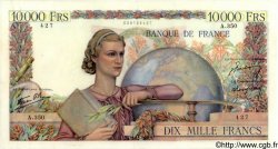 10000 Francs GÉNIE FRANÇAIS FRANKREICH  1946 F.50.15 SS