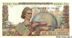 10000 Francs GÉNIE FRANÇAIS FRANCIA  1951 F.50.48 EBC a SC