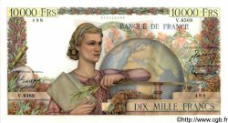 10000 Francs GÉNIE FRANÇAIS FRANCIA  1955 F.50.74 SC