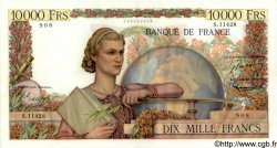 10000 Francs GÉNIE FRANÇAIS FRANCE  1956 F.50.80 VF+