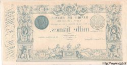1000 Francs 1862 à la griffe bleue FRANCIA  1863 F.A36.00 SC+