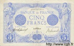 5 Francs BLEU FRANCIA  1916 F.02.38 q.SPL