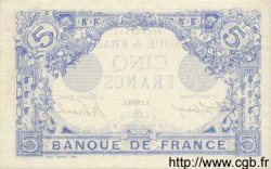 5 Francs BLEU FRANKREICH  1916 F.02.42 VZ