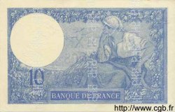 10 Francs MINERVE FRANKREICH  1921 F.06.05Sp VZ
