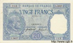 20 Francs BAYARD FRANCIA  1917 F.11.02 q.SPL