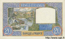 20 Francs TRAVAIL ET SCIENCE FRANCE  1939 F.12.01Sp AU