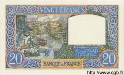 20 Francs TRAVAIL ET SCIENCE FRANCIA  1940 F.12.04 SPL+