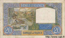 20 Francs TRAVAIL ET SCIENCE FRANCIA  1940 F.12.09 MB