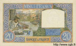20 Francs TRAVAIL ET SCIENCE FRANCE  1941 F.12.19 SUP