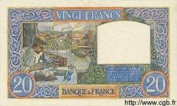 20 Francs TRAVAIL ET SCIENCE FRANCE  1941 F.12.20 XF