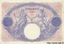 50 Francs BLEU ET ROSE FRANCIA  1922 F.14.35 MBC+ a EBC