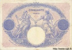 50 Francs BLEU ET ROSE FRANCIA  1923 F.14.36 q.BB