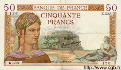 50 Francs CÉRÈS FRANCE  1935 F.17.04