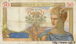 50 Francs CÉRÈS FRANKREICH  1935 F.17.19 S
