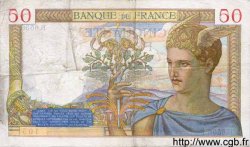 50 Francs CÉRÈS FRANCIA  1937 F.17.40 BC