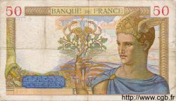 50 Francs CÉRÈS modifié FRANCIA  1937 F.18.05 BC+