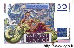 50 Francs LE VERRIER FRANKREICH  1946 F.20.04 VZ+ to fST