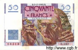 50 Francs LE VERRIER FRANCIA  1949 F.20.13 SPL