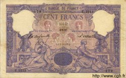 100 Francs BLEU ET ROSE FRANKREICH  1897 F.21.10