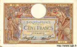 100 Francs LUC OLIVIER MERSON type modifié FRANCE  1937 F.25.03 pr.SUP