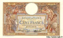 100 Francs LUC OLIVIER MERSON type modifié FRANCE  1938 F.25.10 XF+