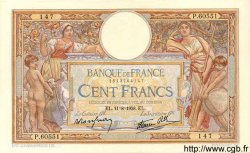 100 Francs LUC OLIVIER MERSON type modifié FRANKREICH  1938 F.25.28 fST
