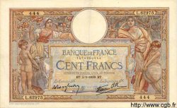 100 Francs LUC OLIVIER MERSON type modifié FRANCIA  1939 F.25.38 BB