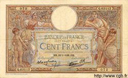 100 Francs LUC OLIVIER MERSON type modifié FRANCIA  1939 F.25.39 MBC