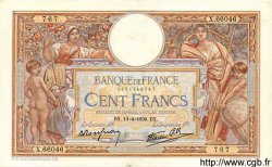 100 Francs LUC OLIVIER MERSON type modifié FRANCIA  1939 F.25.46 MBC