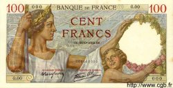 100 Francs SULLY FRANCE  1939 F.26.01Sp1 UNC-
