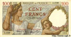 100 Francs SULLY FRANCIA  1939 F.26.07 AU