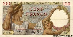 100 Francs SULLY FRANCE  1940 F.26.41 VF
