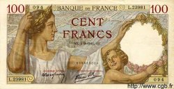 100 Francs SULLY FRANCIA  1941 F.26.57 MBC a EBC