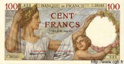 100 Francs SULLY FRANCIA  1941 F.26.62 q.FDC