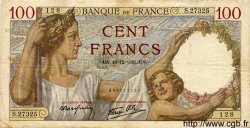 100 Francs SULLY FRANCIA  1941 F.26.63 BC+