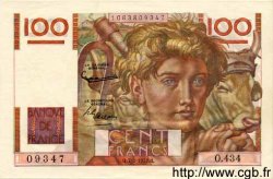 100 Francs JEUNE PAYSAN FRANCE  1952 F.28.31 pr.NEUF