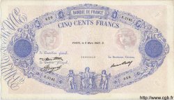 500 Francs BLEU ET ROSE FRANCIA  1933 F.30.36 BC+