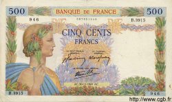 500 Francs LA PAIX FRANCIA  1941 F.32.24 q.SPL