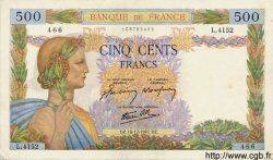 500 Francs LA PAIX FRANCE  1941 F.32.25