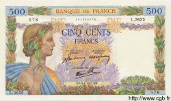 500 Francs LA PAIX FRANCE  1942 F.32.34