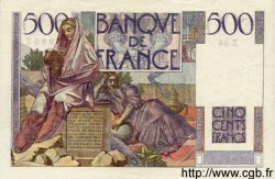 500 Francs CHATEAUBRIAND FRANCIA  1945 F.34.02 SPL a AU