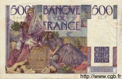 500 Francs CHATEAUBRIAND FRANKREICH  1945 F.34.03 fVZ