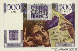 500 Francs CHATEAUBRIAND FRANCIA  1946 F.34.06 SPL+