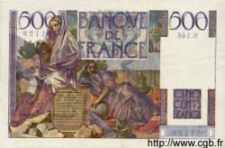 500 Francs CHATEAUBRIAND FRANKREICH  1953 F.34.12 VZ