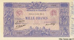 1000 Francs BLEU ET ROSE FRANCIA  1926 F.36.43 AU+