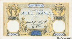 1000 Francs CÉRÈS ET MERCURE type modifié FRANCE  1937 F.38.03 F+