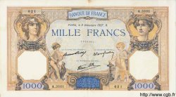 1000 Francs CÉRÈS ET MERCURE type modifié FRANKREICH  1937 F.38.06 VZ