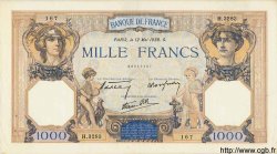 1000 Francs CÉRÈS ET MERCURE type modifié FRANKREICH  1938 F.38.14 VZ+