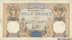 1000 Francs CÉRÈS ET MERCURE type modifié FRANKREICH  1939 F.38.39 fSS